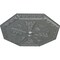 Ekena Millwork Spring Octagonal Ceiling Medallion (Canopies up to 3"), 29 1/8"OD x 2 1/4"ID x 1 1/8"P, Platinum CM30SPPLS - alternate 4